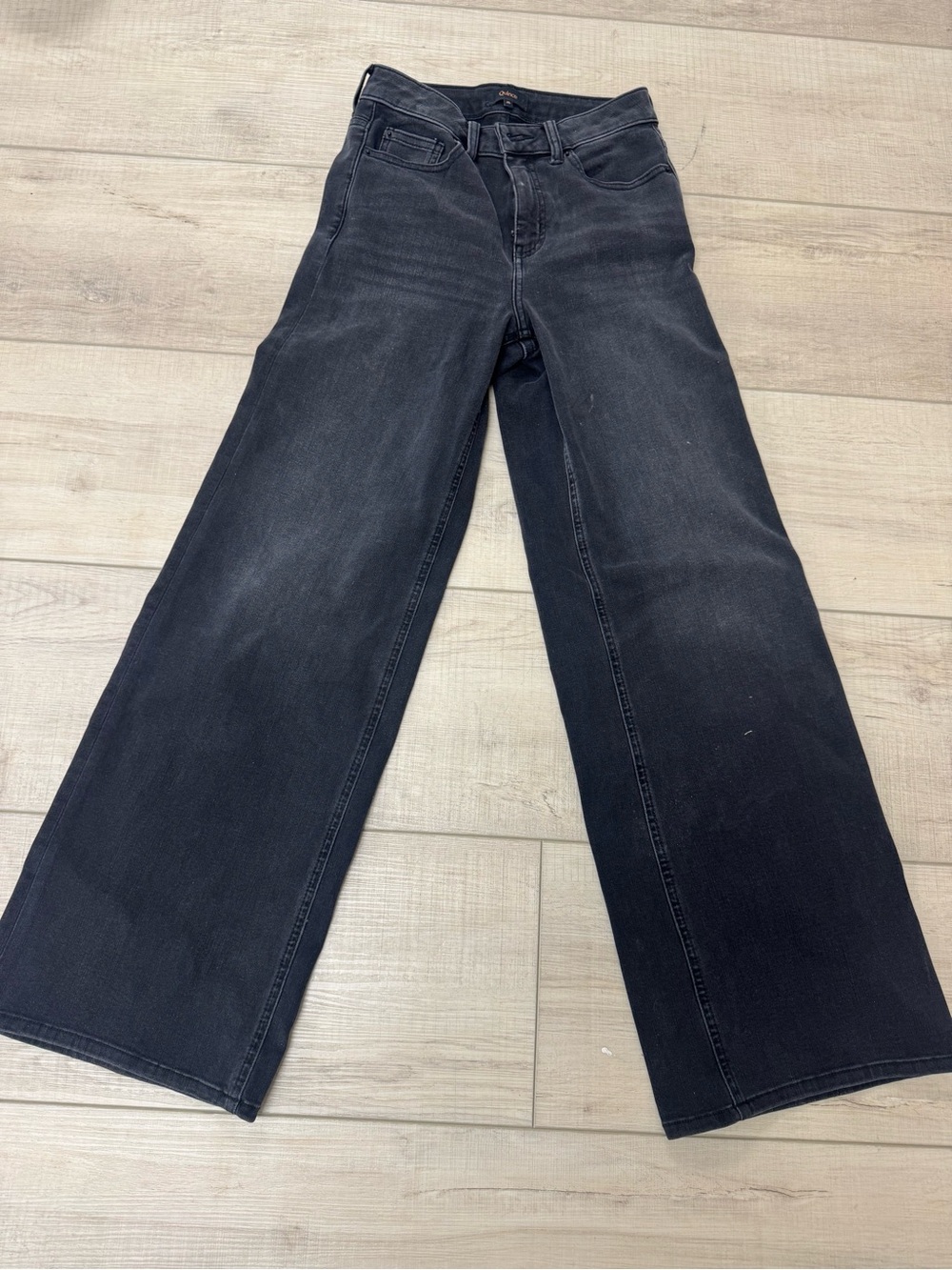 Quince Black Wide-Leg Women's Jeans